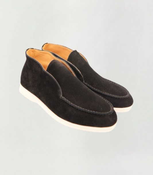 Hoher Wildleder-Loafer